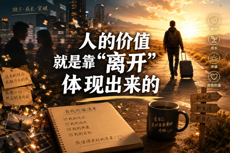 付费文章:人的价值就是靠“离开”体现出来的-凡人轻创