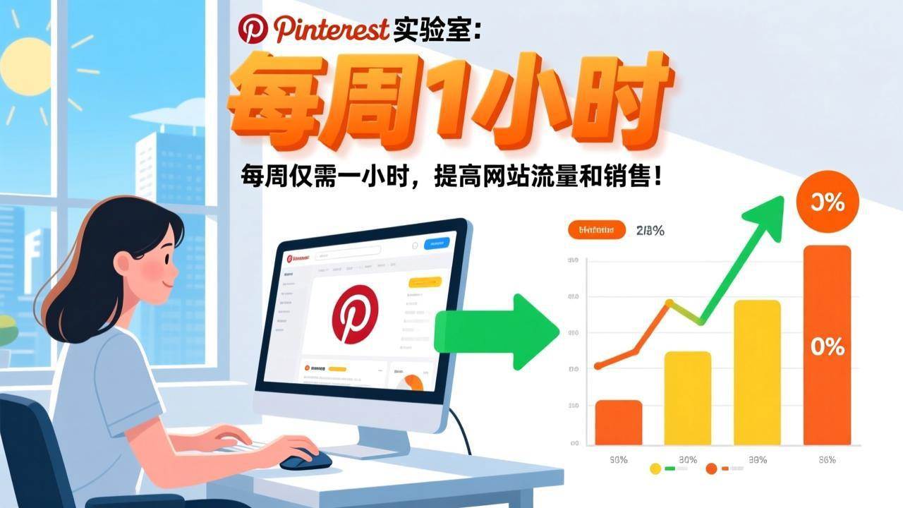 （17505期）Pinterest实验室：每周仅需一小时，提高网站流量和销售！-凡人轻创