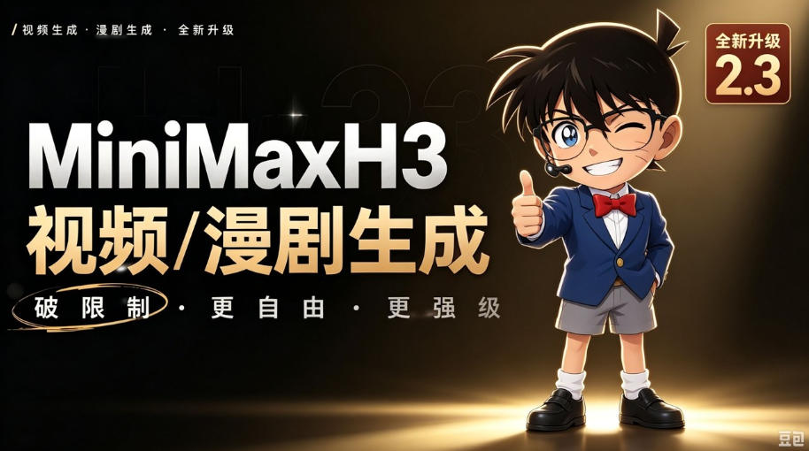 【MiniMaxH3一键懒人整合包】AI视频/漫剧生成工具,支持30_40_50显卡,ComfyUI整合包安装部署!最低8g显存也能跑!-凡人轻创