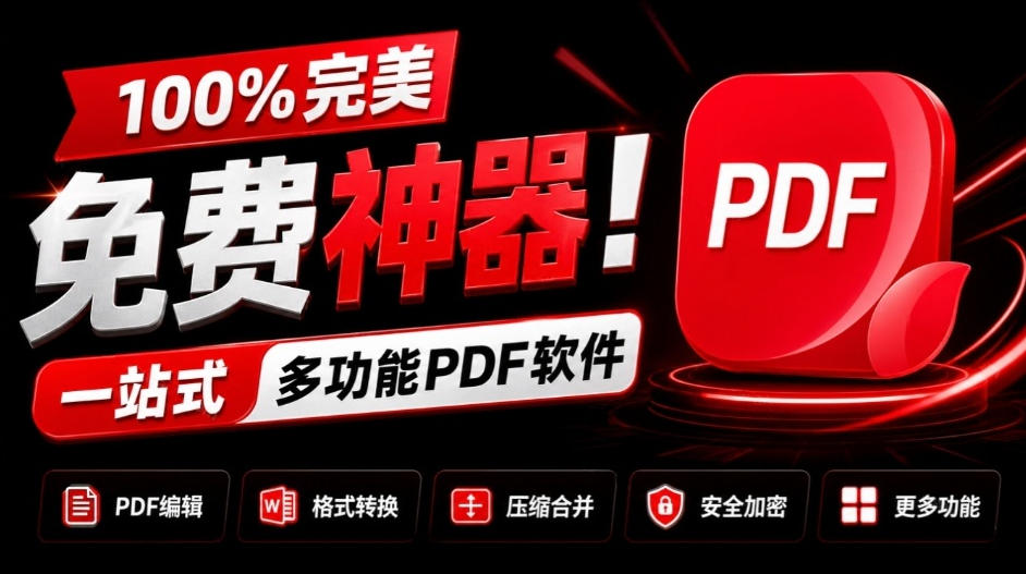 100%完美免费神器!一站式多功能PDF软件,支持PDF格式转换压缩编辑等,简约无广告,太Nice了JOPDF-凡人轻创