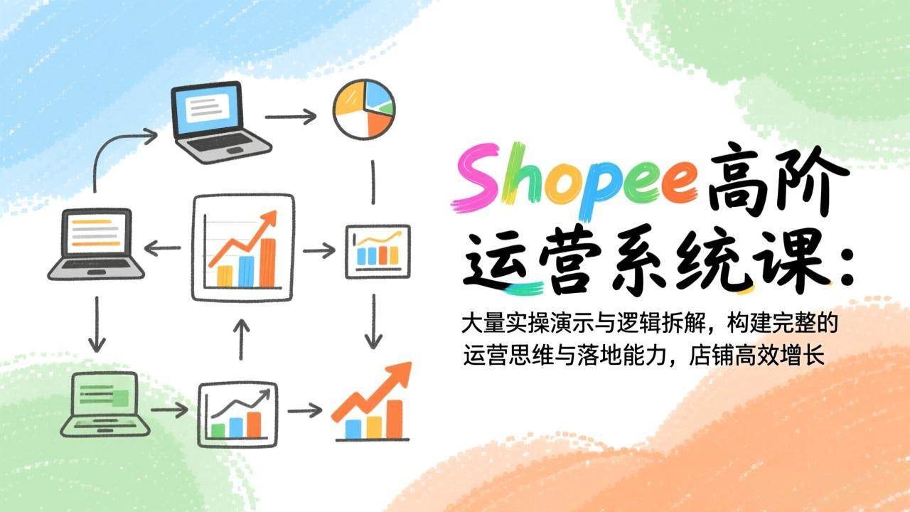 （17124期）Shopee高阶运营系统课：大量实操演示与逻辑拆解，构建完整的运营思维与落地能力，店铺高效增长-凡人轻创